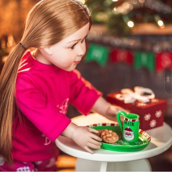 BNIB 18" Doll Santa's Cookie Kit 11 Part Christmas Accessory Play Set - Picture 7 of 7